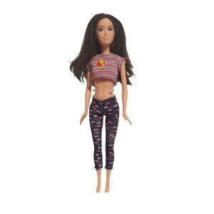 Mattel Beach Barbie Raquelle Fashion Doll Redressed 2013 BCN24